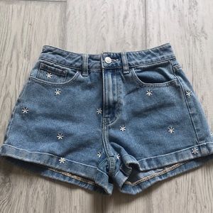 Mom jean shorts
